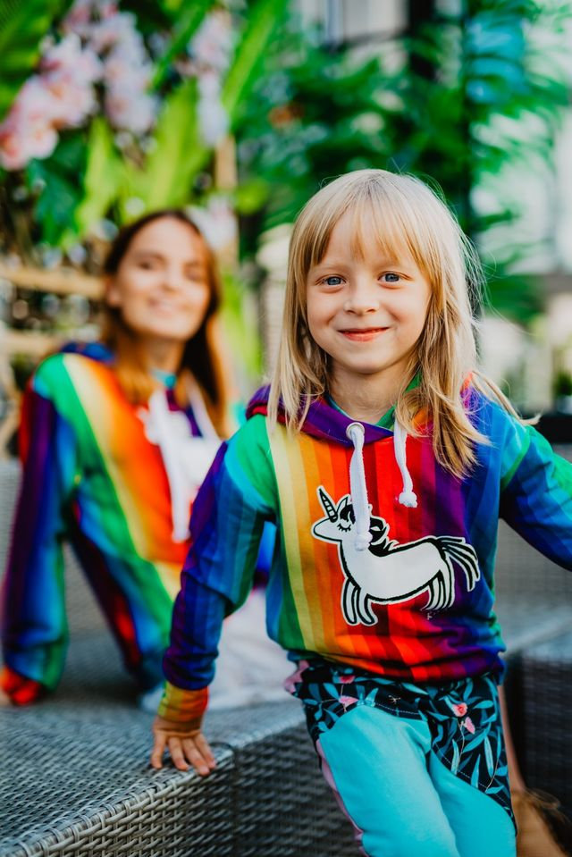 Over the rainbow- power of unicorns hoodies