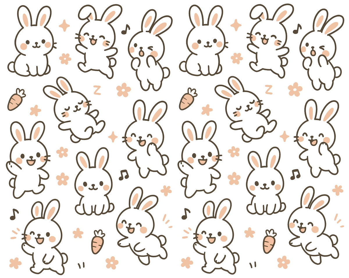 🐰 闪闪跳跳兔 (Shǎn Shǎn Tiào Tiào Tù) [Bunnies]