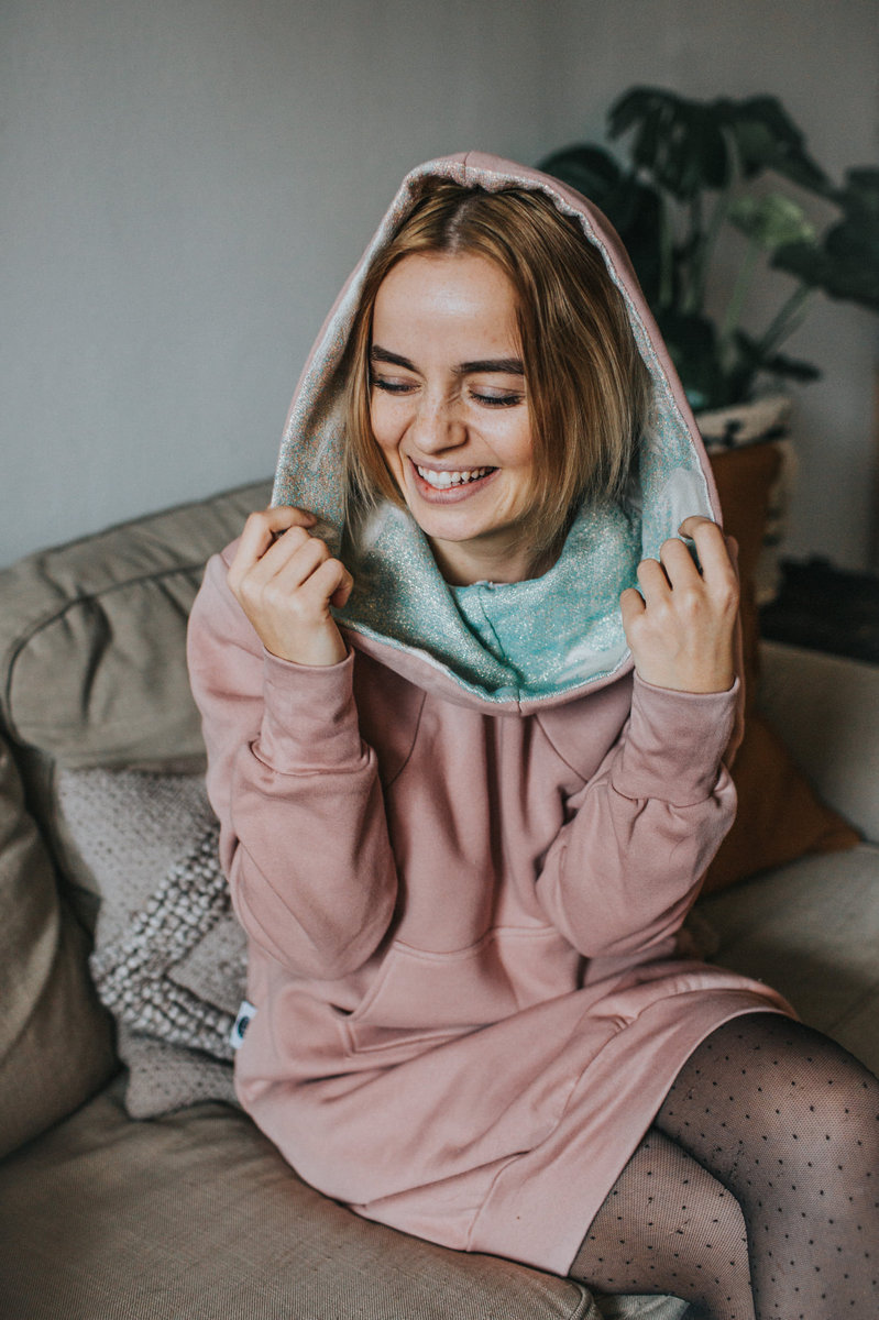 Nursing dress - Powder Pink