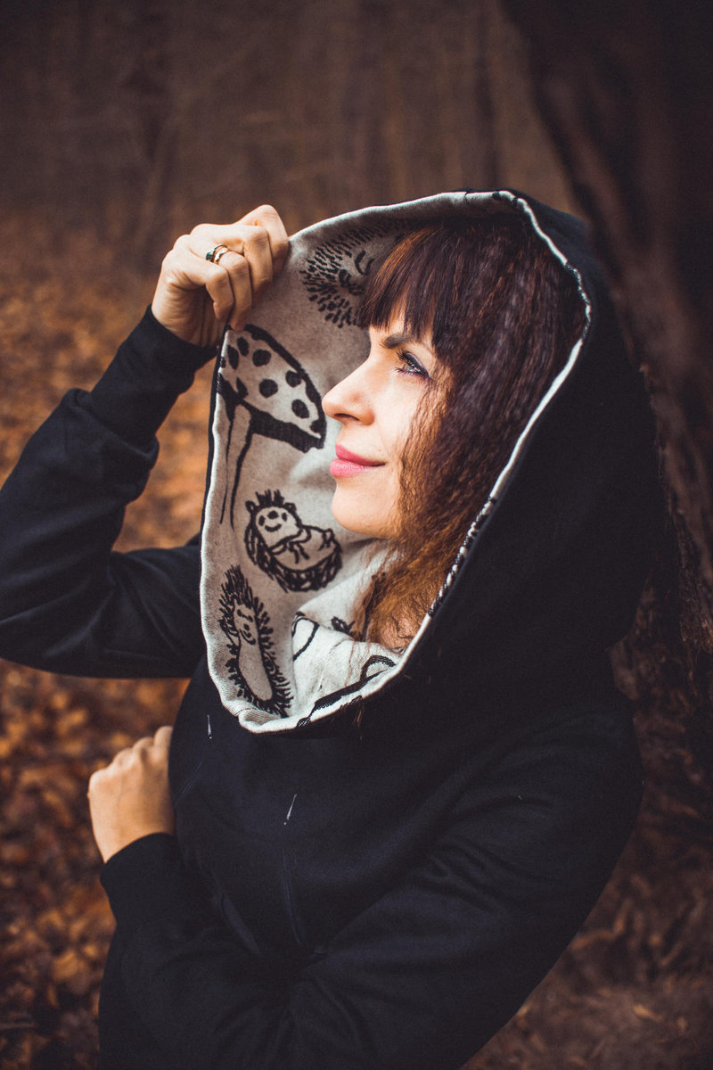 NURSING DRESS - BLACK WITH TUP TUP