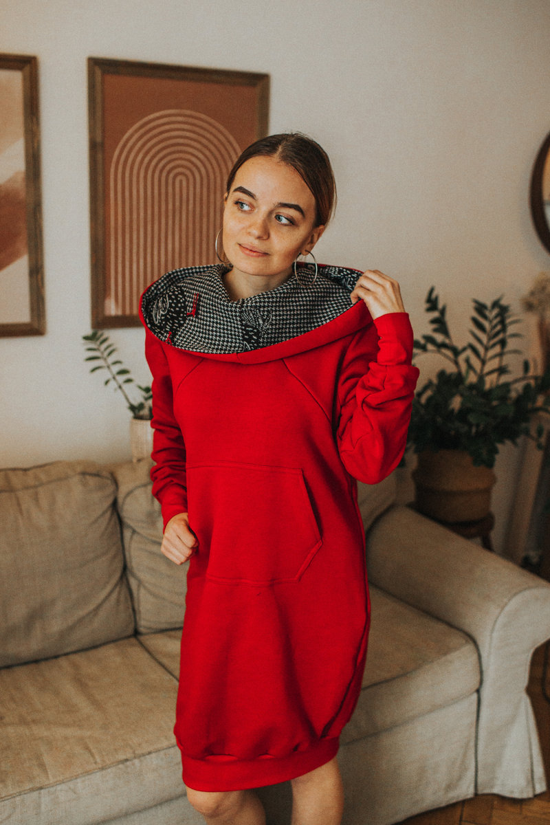 Nursing dress - Red